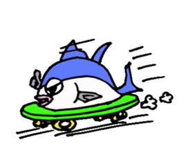 Tuna stamp sticker #2934379