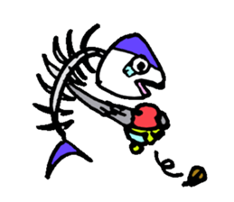 Tuna stamp sticker #2934400