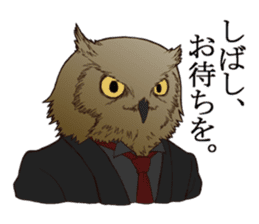 Bird butlers sticker #2935923