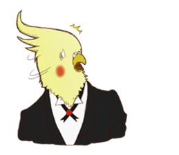 Bird butlers sticker #2935930