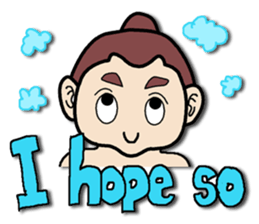 SMALL SUMO WRESTLER sticker #2936305