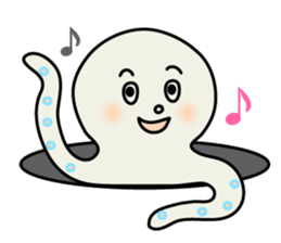Leisurely octopus2 sticker #2936323