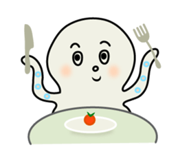 Leisurely octopus2 sticker #2936326