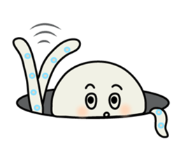 Leisurely octopus2 sticker #2936330