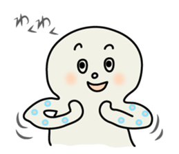 Leisurely octopus2 sticker #2936335