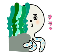Leisurely octopus2 sticker #2936347