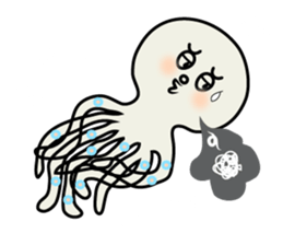 Leisurely octopus2 sticker #2936356