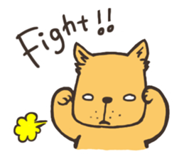Cat of White eyes [English ver.] sticker #2936388