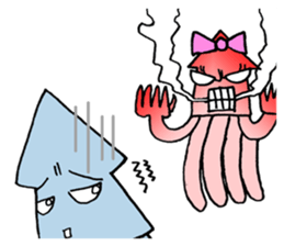 [OKim]Couple squid blred sticker #2936452