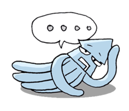 [OKim]Couple squid blred sticker #2936469