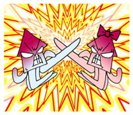 [OKim]Couple squid blred sticker #2936479