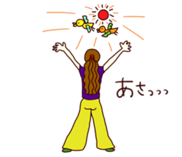 Miho, the easygoing sticker #2936733