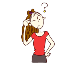 Miho, the easygoing sticker #2936734