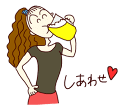 Miho, the easygoing sticker #2936740