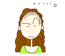 Miho, the easygoing sticker #2936742