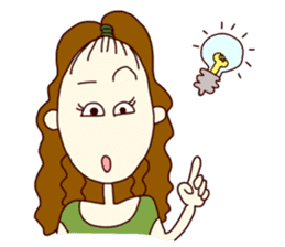 Miho, the easygoing sticker #2936759