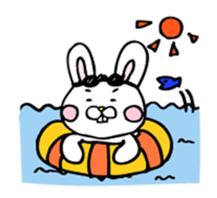 Rabbit of childcare sticker 2 sticker #2937186