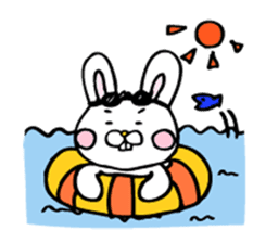 Rabbit of childcare sticker 2 sticker #2937186