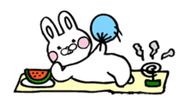 Rabbit of childcare sticker 2 sticker #2937188