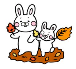Rabbit of childcare sticker 2 sticker #2937190