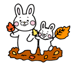 Rabbit of childcare sticker 2 sticker #2937190