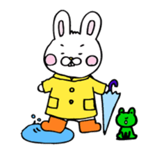 Rabbit of childcare sticker 2 sticker #2937198