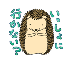 A Little Hedgehog "Harry-kun" sticker #2937341
