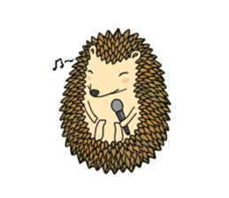 A Little Hedgehog "Harry-kun" sticker #2937345