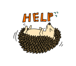 A Little Hedgehog "Harry-kun" sticker #2937352