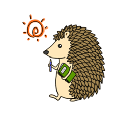 A Little Hedgehog "Harry-kun" sticker #2937357