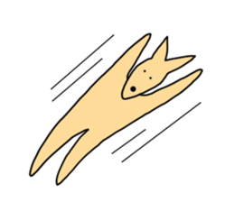 Feel so lazy kangaroo sticker #2937446