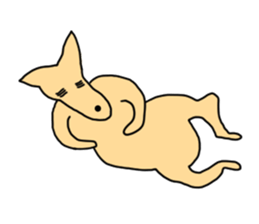 Feel so lazy kangaroo sticker #2937450
