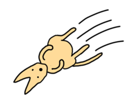 Feel so lazy kangaroo sticker #2937453