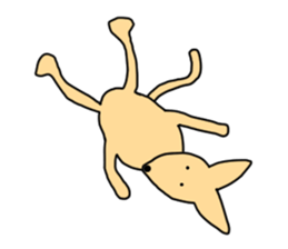 Feel so lazy kangaroo sticker #2937456