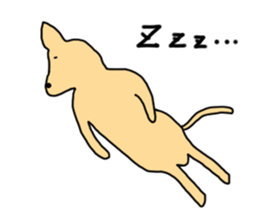 Feel so lazy kangaroo sticker #2937473