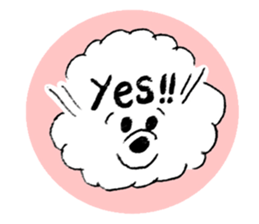 Bichon Frise pero sticker #2937525