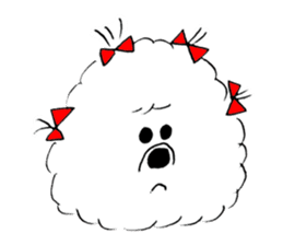 Bichon Frise pero sticker #2937540