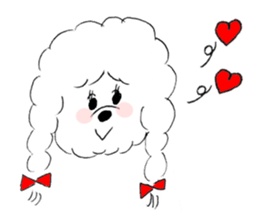 Bichon Frise pero sticker #2937542