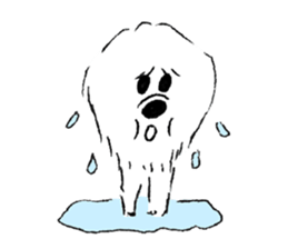 Bichon Frise pero sticker #2937548