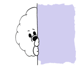 Bichon Frise pero sticker #2937555