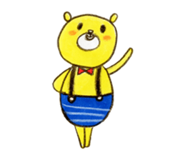 Marr cute bear sticker #2937807