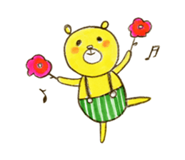 Marr cute bear sticker #2937808