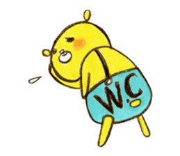 Marr cute bear sticker #2937814