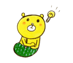 Marr cute bear sticker #2937823