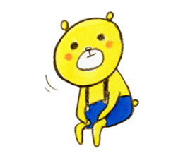 Marr cute bear sticker #2937831