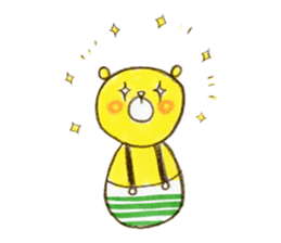 Marr cute bear sticker #2937836