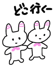 Everyday of rabbit Kyon sticker #2938006