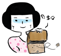 J is the Shopaholic Sister sticker #2938363