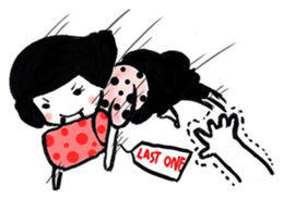 J is the Shopaholic Sister sticker #2938377