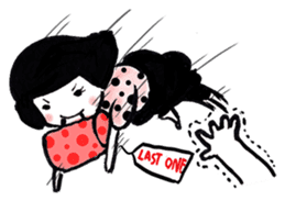 J is the Shopaholic Sister sticker #2938377